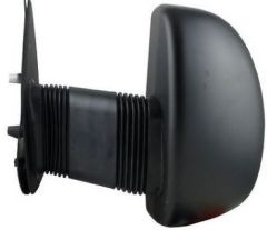 Peugeot Boxer 1998-2002 Electric Heated Extra Long Arm Black Wing Mirror Unit Passenger Side