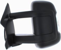 Peugeot Boxer 2006-2014 Manual Long Arm 5w Indicator Black Wing Mirror Unit Passenger Side