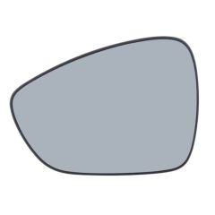 Citroen DS3 2013-2015 Non-Heated Clear Tinted Convex Wing Mirror Glass Passenger Side