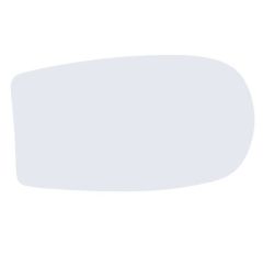 Fiat Punto 1999-2003 Heated Convex Wing Mirror Glass Driver Side