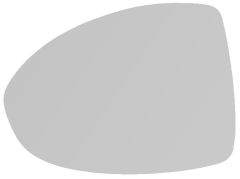 Fiat 500e 2020-2025 Heated Clear Tinted Convex Wing Mirror Glass Passenger Side