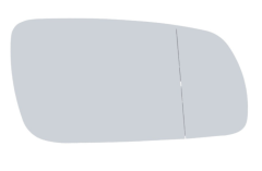 Audi A6 1994-1997 Non-Heated Clear Tinted Aspherical Wing Mirror Glass Driver Side