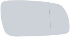 Seat Arosa 2000-2004 Non-Heated Clear Tinted Aspherical Wing Mirror Glass Driver Side