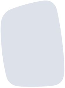 Volkswagen Caddy 2004-2011 Non-Heated Clear Tinted Convex Wing Mirror Glass Passenger Side