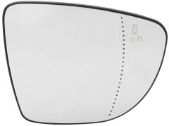 Nissan Micra 2017-2023 Heated Clear Tinted Aspherical (Blind Spot Detection) Wing Mirror Glass Driver Side