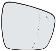 Renault Koleos 2017-2019 Heated Clear Tinted Aspherical (Blind Spot Detection) Wing Mirror Glass Driver Side
