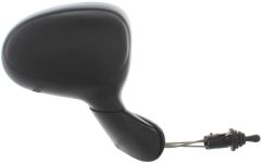 Chevrolet Matiz 2005-2008 Manual (Cable Toggle) Black Wing Mirror Unit Driver Side
