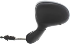 Chevrolet Matiz 2005-2008 Manual (Cable Toggle) Black Wing Mirror Unit Passenger Side