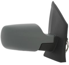 Ford Fiesta 2002-2005 Manual (Cable Toggle) Primed (Suitable for Painting) Wing Mirror Unit Driver Side