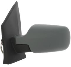 Ford Fiesta 2002-2005 Manual (Cable Toggle) Primed (Suitable for Painting) Wing Mirror Unit Passenger Side