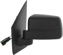 Ford Tourneo Connect 2009-2013 Electric Heated Single Glass Black Wing Mirror Unit Driver Side