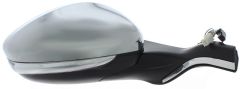 Peugeot 2008 2013-2016 Electric Heated Power Folding Chrome Wing Mirror Unit Driver Side