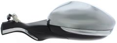 Peugeot 2008 2013-2016 Electric Heated Power Folding Chrome Wing Mirror Unit Passenger Side