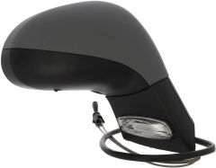 Peugeot 207 2006-2009 Manual (Cable Toggle) Primed (Suitable for Painting) Wing Mirror Unit Driver Side