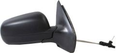 Volkswagen Golf 2002-2004 Manual (Cable Toggle) Blue Tinted Glass (Large Housing) Black Wing Mirror Unit Driver Side