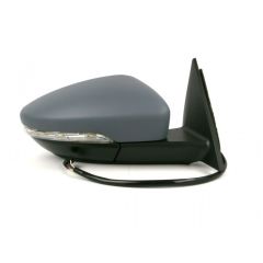 Volkswagen Beetle 2016-2019 Electric Heated Power Folding Primed (Suitable for Painting) Wing Mirror Unit Driver Side