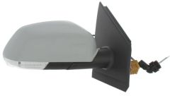 Volkswagen Polo 2005-2009 Manual (Cable Toggle) Primed (Suitable for Painting) Wing Mirror Unit Driver Side