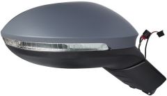 Volkswagen ID.3 2023-2025 Electric Heated Power Folding With Lane Change Assist Primed (Suitable for Painting) Wing Mirror Unit Driver Side