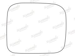 Isuzu Trooper 1992-2005 Clear Convex Stick On Wing Mirror Glass Driver Side