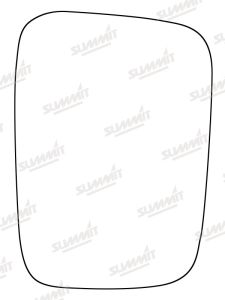 Isuzu Trooper 1983-1992 Clear Convex Stick On Wing Mirror Glass Passenger Side