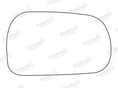 Daihatsu Applause 1990-1995 Clear Convex Stick On Wing Mirror Glass Driver Side