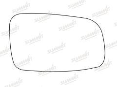 Citroen ZX 1991-1998 Clear Convex Stick On Wing Mirror Glass Driver Side