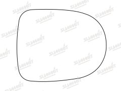 Renault Modus 2008-2012 Clear Convex Stick On Wing Mirror Glass Passenger Side