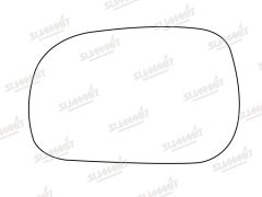Renault Safrane 1992-2000 Clear Convex Stick On Wing Mirror Glass Passenger Side