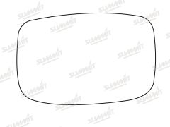 Ford Escort 1995-2002 Clear Convex Stick On Wing Mirror Glass Driver Side