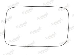 Ford Scorpio 1985-1989 Clear Convex Stick On Wing Mirror Glass Passenger Side