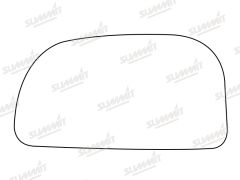Mitsubishi Space Star 1999-2005 Clear Convex Stick On Wing Mirror Glass Passenger Side
