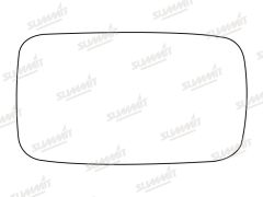 Ford Fiesta 1993-1995 Clear Convex Stick On Wing Mirror Glass Driver Side