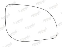 Hyundai i10 2011-2014 Clear Convex Stick On Wing Mirror Glass Driver Side