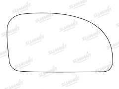 Hyundai Getz 2002-2009 Clear Convex Stick On Wing Mirror Glass Driver Side