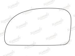 Hyundai Getz 2002-2009 Clear Convex Stick On Wing Mirror Glass Passenger Side