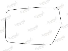 Skoda Favorit 1989-1995 Clear Convex Stick On Wing Mirror Glass Driver Side