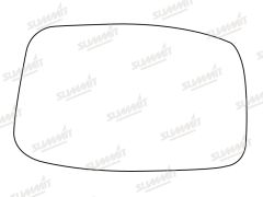 Lancia Phedra 2002-2011 Clear Convex Stick On Wing Mirror Glass Driver Side
