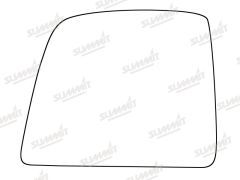 Ford Transit Connect 2013-2018 Upper Glass Stick On Wing Mirror Glass Passenger Side