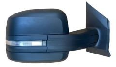 MAN TGE 2017-2025 Manual Long Arm Black Wing Mirror Unit Driver Side