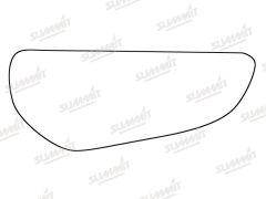 Ford Transit Connect 2013-2018 Lower Glass Stick On Wing Mirror Glass Driver Side