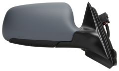 Audi A3 2000-2003 Electric Heated Primed (Suitable for Painting) Wing Mirror Unit Driver Side
