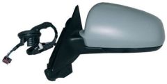 Audi A3 2004-2008 Electric Heated Power Folding Primed (Suitable for Painting) Wing Mirror Unit Passenger Side