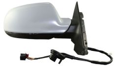 Audi A3 2010-2012 Electric Heated Power Folding Primed (Suitable for Painting) Wing Mirror Unit Driver Side
