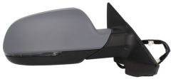 Audi RS3 2011-2012 Electric Heated Primed (Suitable for Painting) Wing Mirror Unit Driver Side