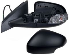 Volvo V40 2012-2016 Electric Heated Primed (Suitable for Painting) Wing Mirror Unit Passenger Side