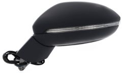 Volkswagen Golf 2017-2020 Electric Heated Primed (Suitable for Painting) Wing Mirror Unit Passenger Side