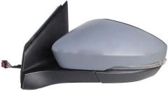 Volkswagen T-Cross 2019-2024 Electric Heated Power Folding Primed (Suitable for Painting) Wing Mirror Unit Passenger Side