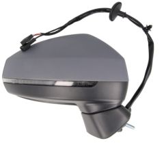 Audi S3 2016-2020 Electric Heated Power Folding With Lane Change Assist Primed (Suitable for Painting) Wing Mirror Unit Driver Side
