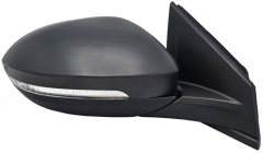 Volkswagen Taigo 2022-2025 Electric Heated Power Folding With Lane Change Assist Primed (Suitable for Painting) Wing Mirror Unit Driver Side