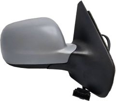 Volkswagen Golf 2002-2004 Electric Heated Clear Tinted Glass (Small Housing) Primed (Suitable for Painting) Wing Mirror Unit Driver Side